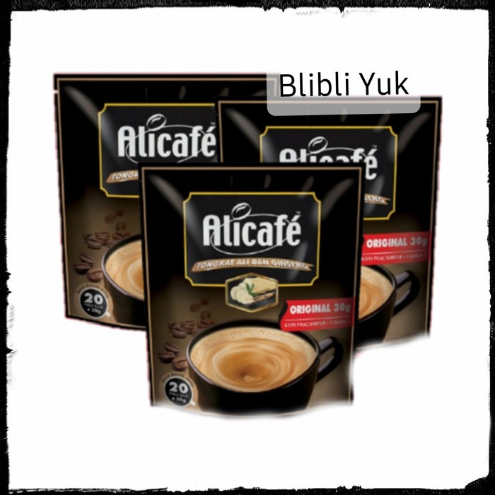 

Alicafe Tongkat Ali dan Gingseng Original 5 in 1