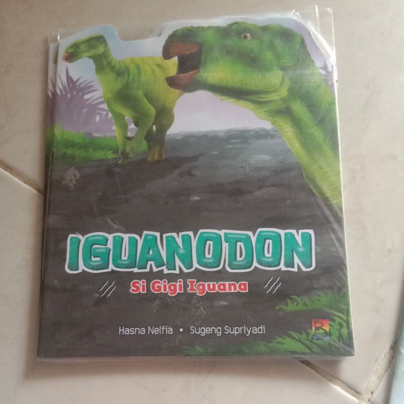 buku cerita anak iguanodon (si gigi iguana)