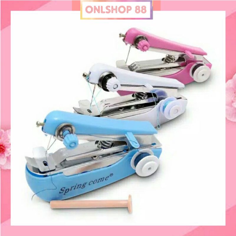 Mesin Jahit Mini Alat Tangan Stapless Portable Portabel Staples Singer Praktis