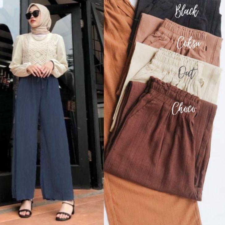 Telah Hadir.. KULOT CRINKLE AIRFLOW//CELANA KULOT CRINKLE JUMBO//DAILY CULLOTE RUBY CRINKLE PREMIUM