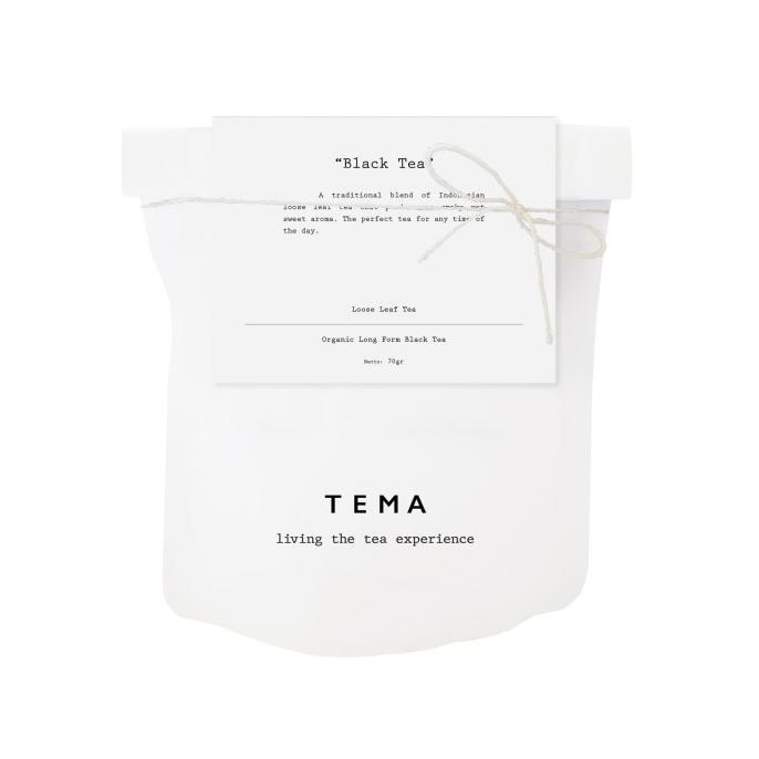 

TEMA Tea Large Pouch - Black (Single Origins) - 70g