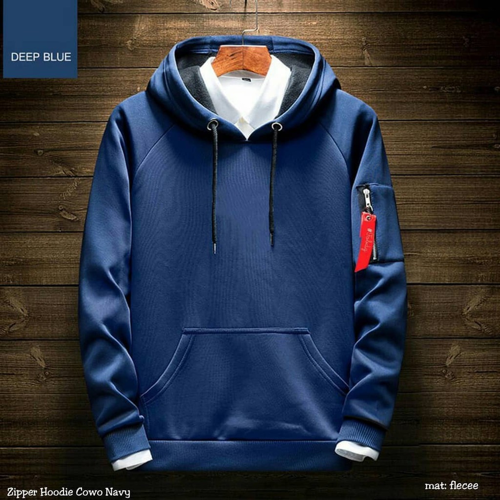Hand Zipper Hoodie || Sweater Basball Hoodie Man || Hoodie Korean #HZ