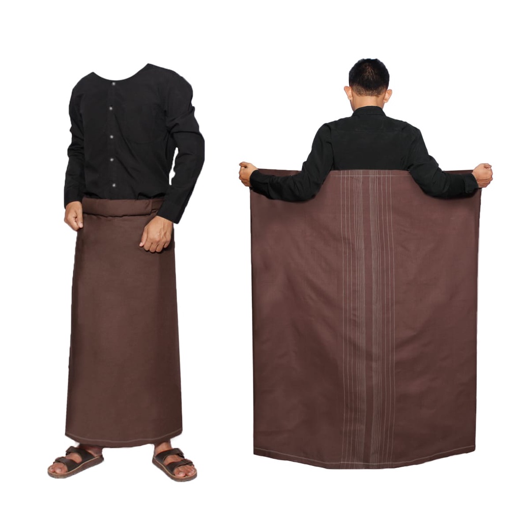 Sarung Tenun Pria Polos Garis Dewasa