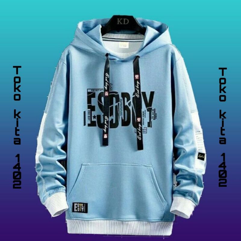 ESEBOY -Sweater Hoodie korea Remaja Tanggung Dewasa | Jaket hodie Cowok Cewek Kekinian | sweter Hodi-4