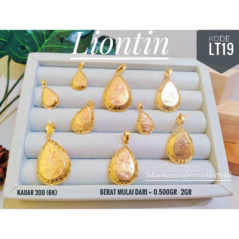 x4 Liontin / liontin grajen lonjong / liontin 300 / liontin 6k / liontin kadar 300 / liontin kadar 6