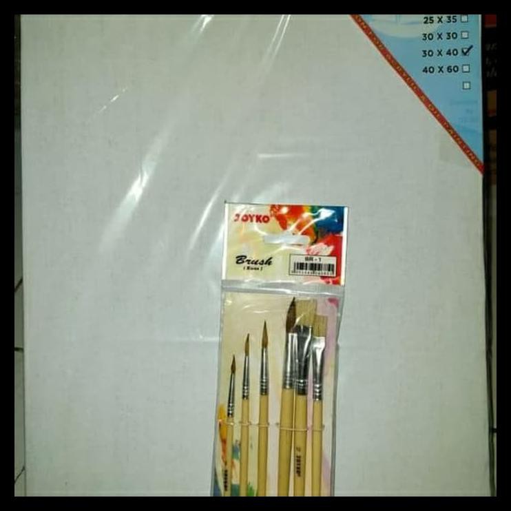 

Special Price Paket Kanvas Lukis 30Cm X40Cm+Kuas