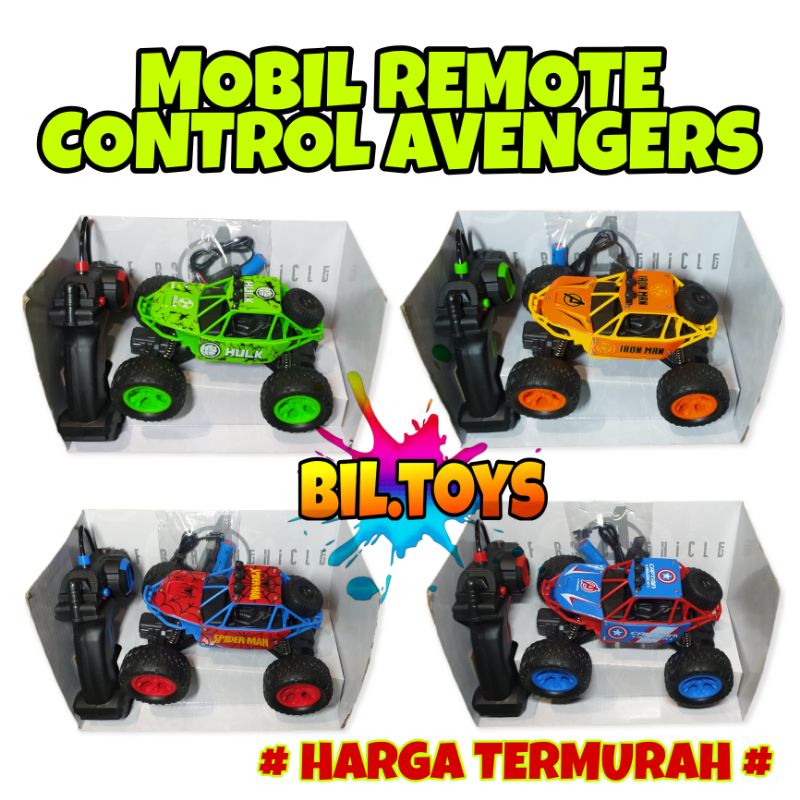 MAINAN ANAK MOBIL REMOTE CONTROL RC AVENGERS ROCK CRAWLER SUPER HIGH SPEED CLIMBING RC OFF ROAD MOBIL REMOT ANAK KADO