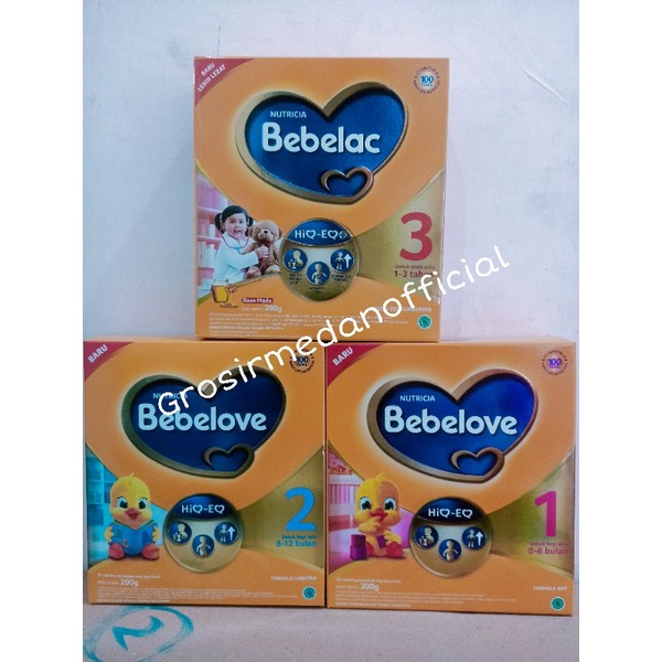 BEBELAC 3 MADU BEBELOVE 1 BEBELOVE 2 200 GRAM