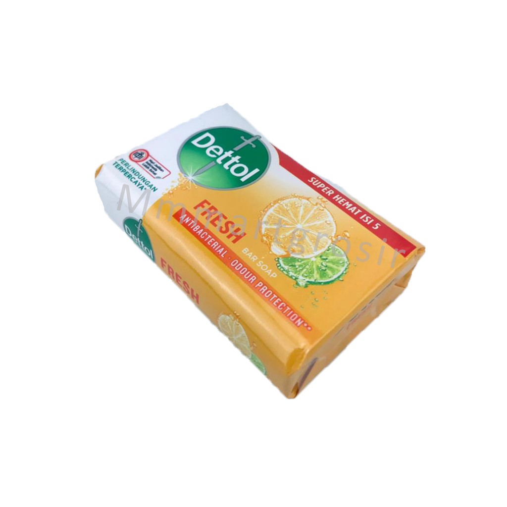 Dettol Bar Soap / Dettol Fresh / Sabun Mandi Batang / 100g