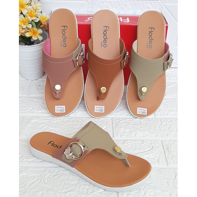 Fladeo M/D20/LDS236 Sandal For Ladies [ Jepit Style ]