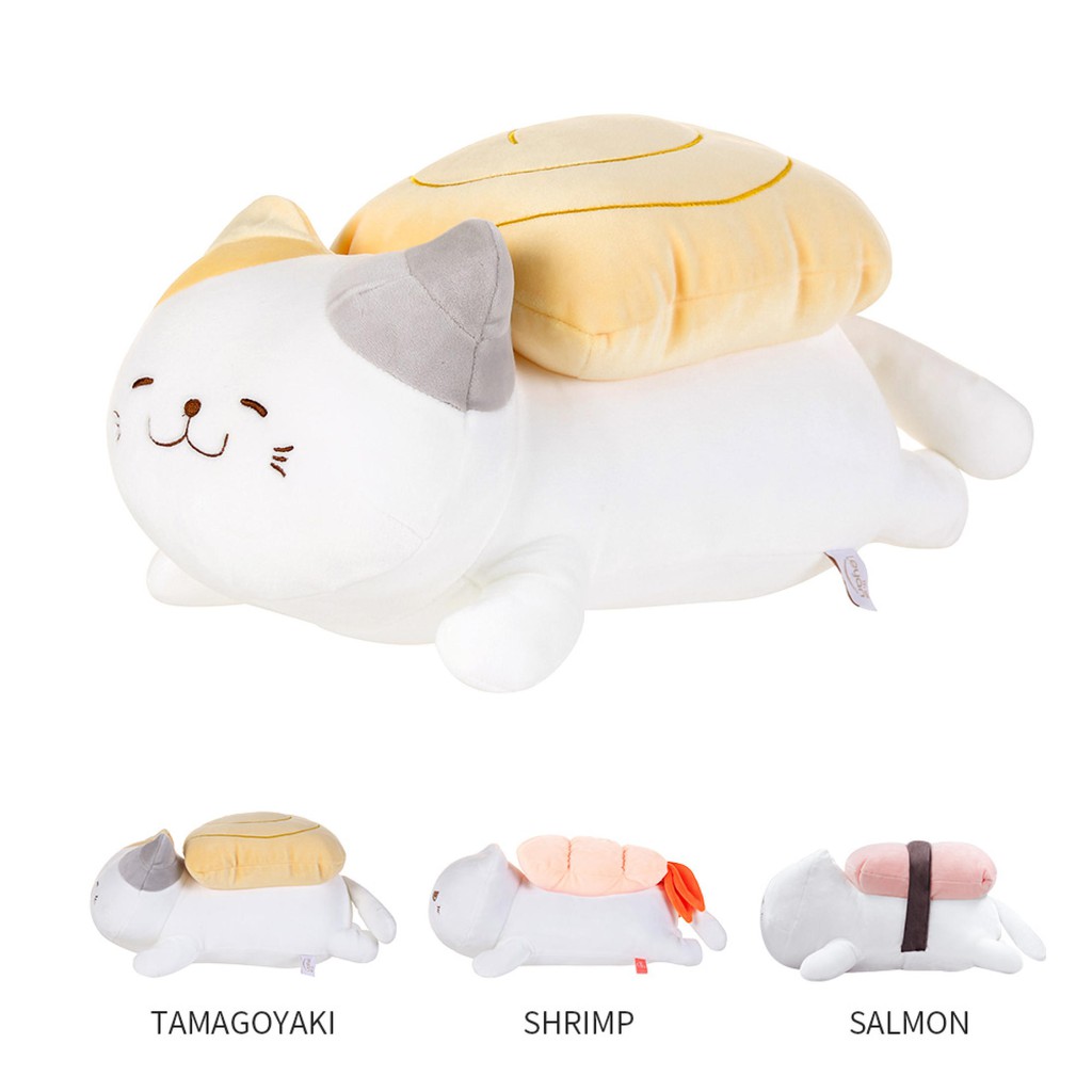 Miniso Offical Boneka lucu Mainan  anak  Sushi cat plush toy 