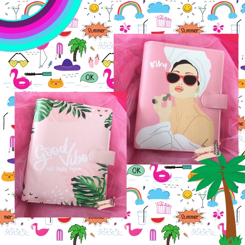 

Binder custom motif tropical edition