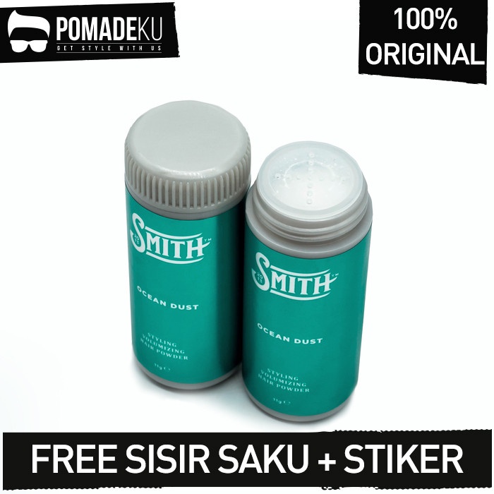 SMITH POMADE HAIR STYLING & VOLUMIZING POWDER OCEAN DUST 11GR TERBAIK