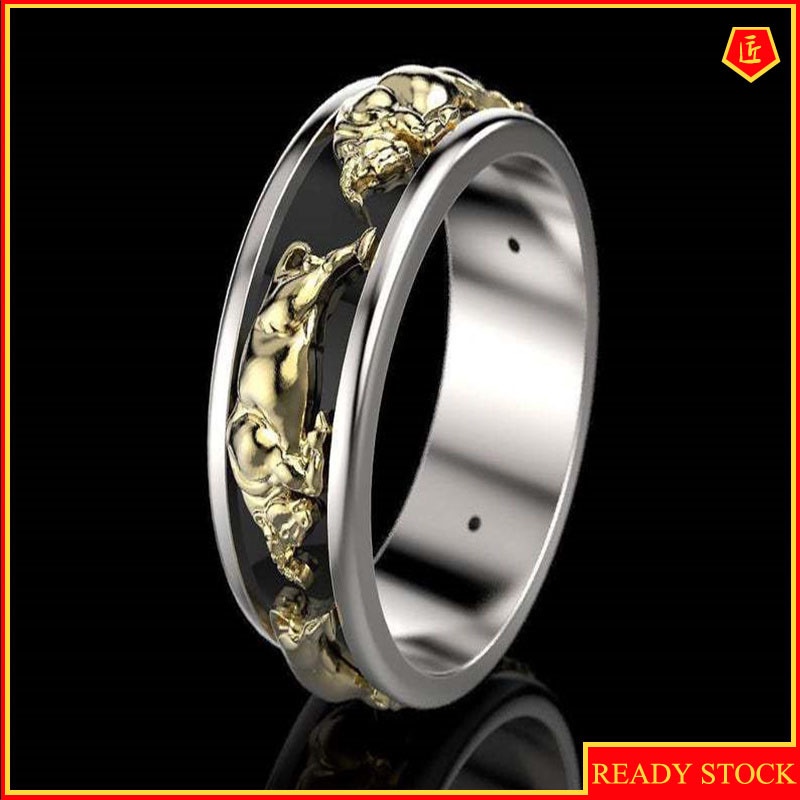 [Ready Stock]Fashion Personality Golden Cow Ring