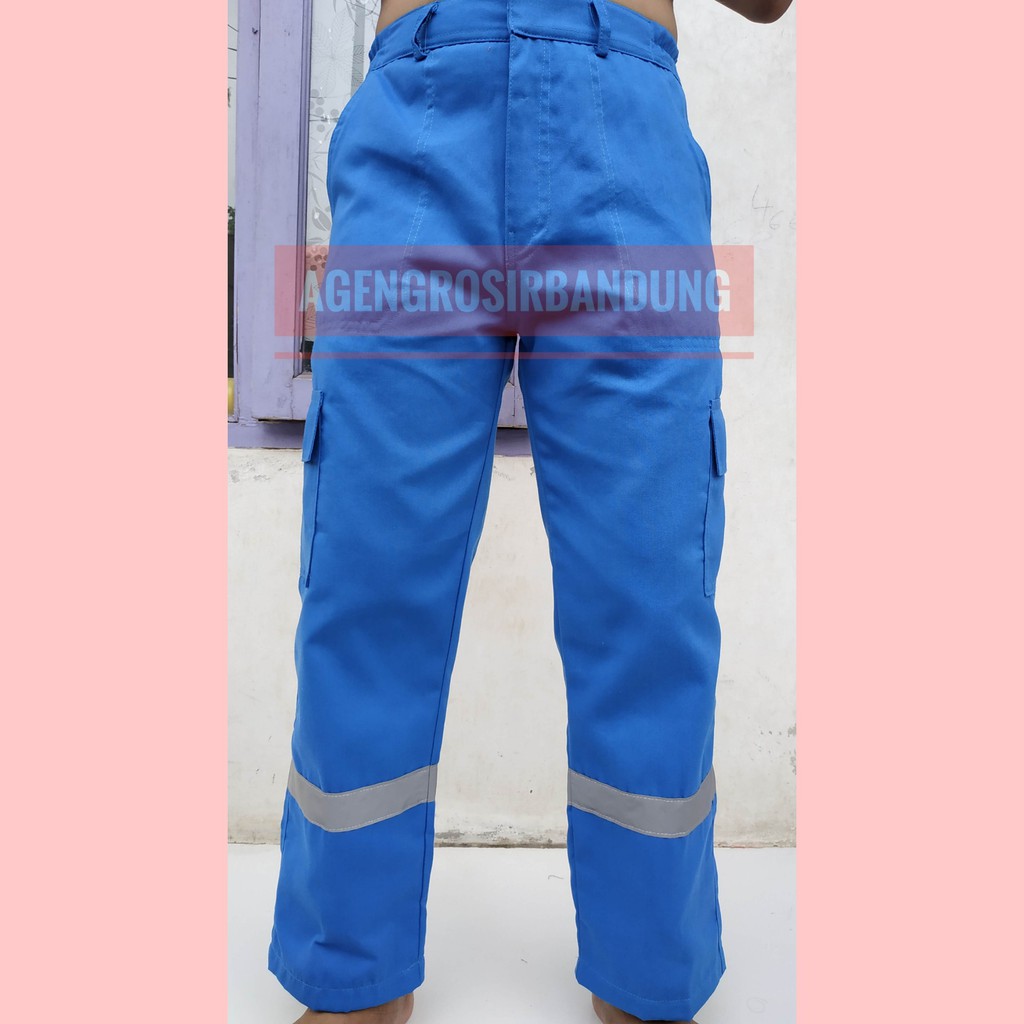 CELANA KERJA SAFETY WEARPACK K3 BAWAHAN COVERALL WEARPACK CELANA KATELPAK