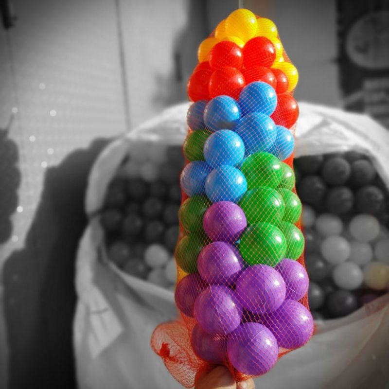 BOLA PLASTIK MANDI BOLA MANDI BOLA ANAK ISI 100 PCS BOLA PLASTIK