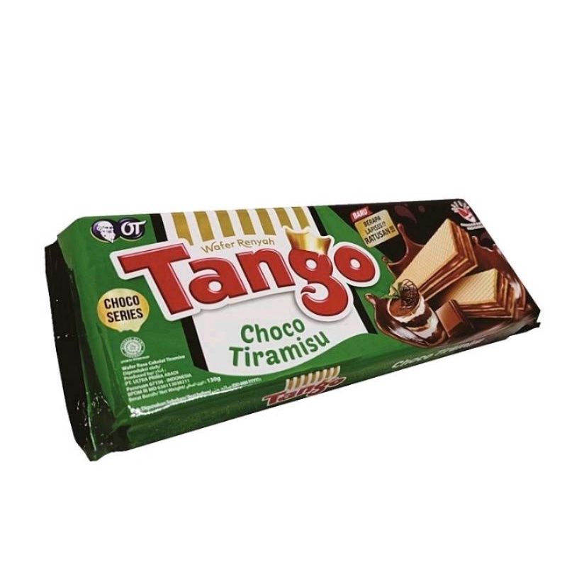 

WAFER TANGGO MURAH CHOCO TIRAMISU ENAK 130 gram - tango renyah cokelat long wafer