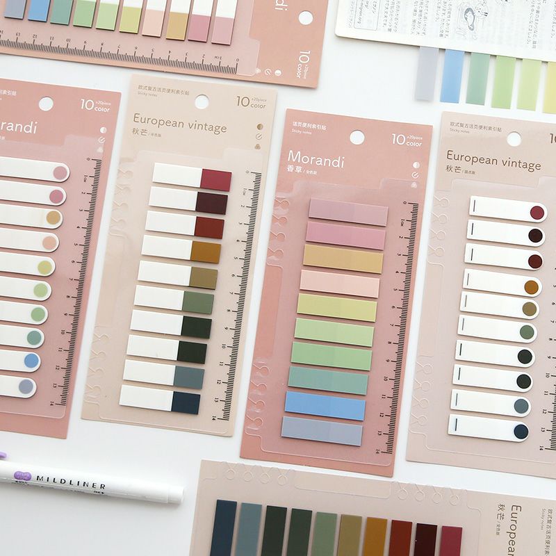 

sticky notes gradient colour - pembatas buku tempel