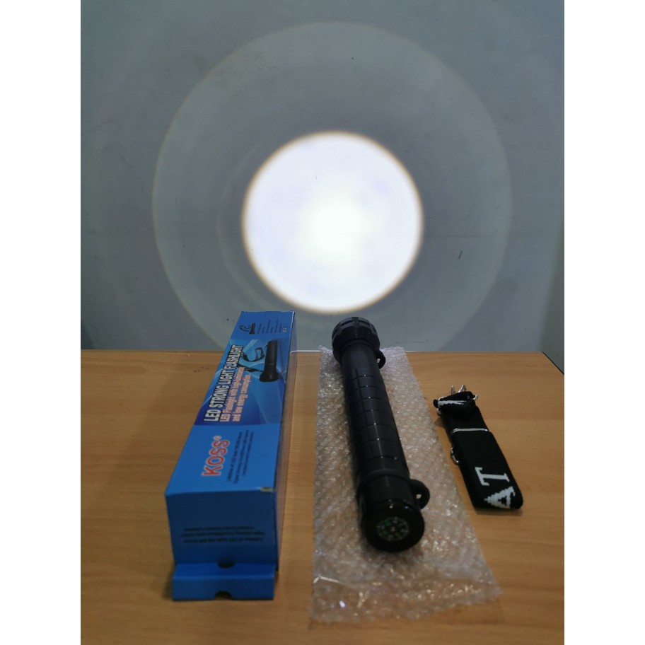 Senter Tangan LED KOSS Body besi A1 3 pcs