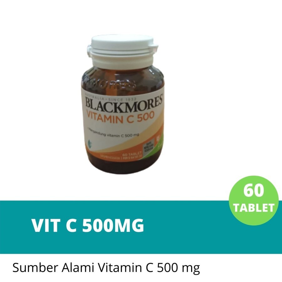 BLACKMORES vitamin C 500 mg 500mg 60 kapsul Original BPOM Kalbe