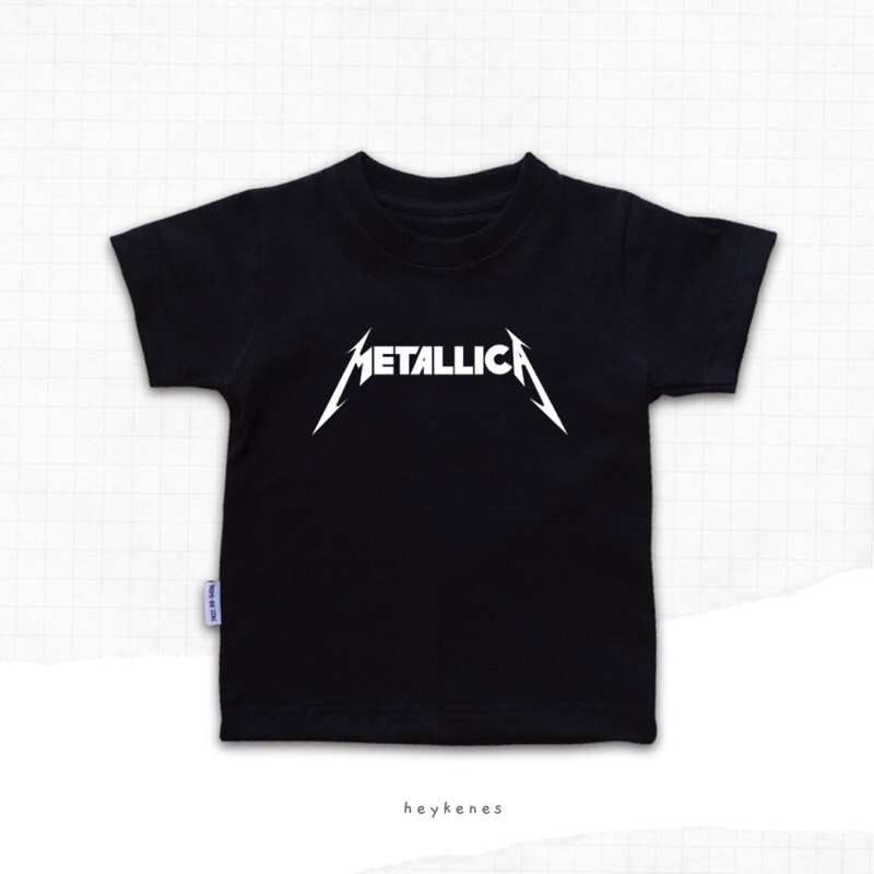 Heykenes Kaos Anak Metallica Cotton 30s