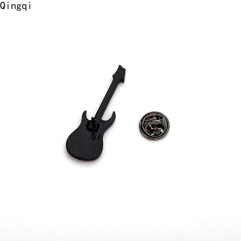 Rock Bros Pin Enamel Desain Kartun Band Musik Gitar Bass Untuk Hadiah