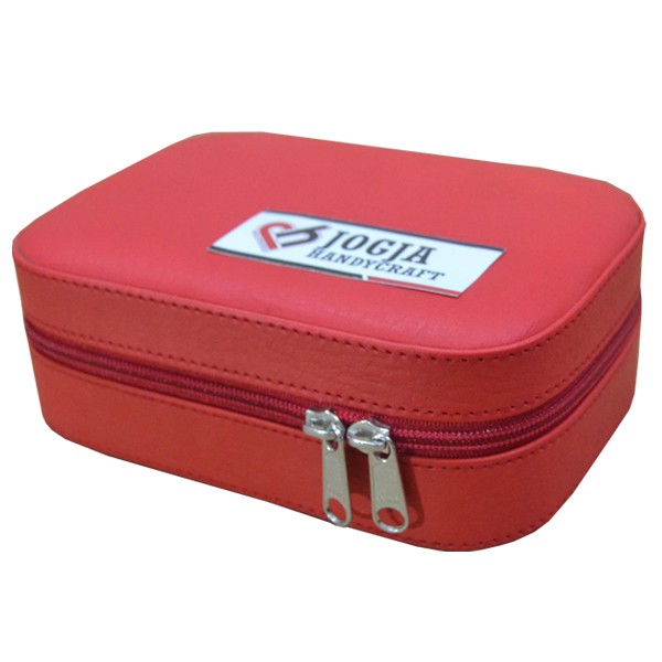 Make Up Case / Mini Cosmetic Hardcase Merah / Pouch Make Up