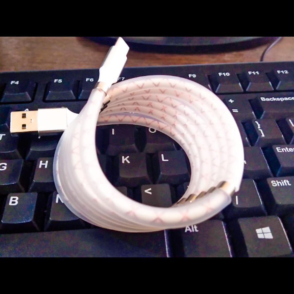 Supercalla Cable/Kabel Data Anti Kusut (Type C Motif) 1,2 meter