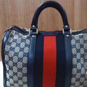 Tas Gucci Boston Navy Ori preloved