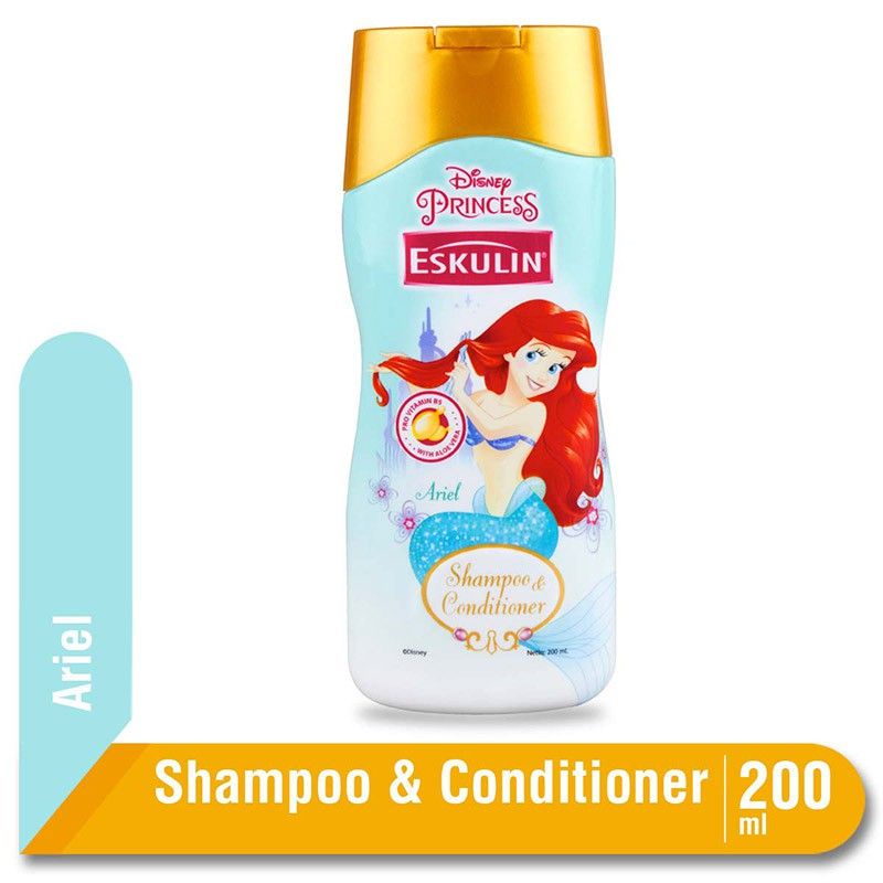 Eskulin Kids Shampoo Conditioner 200ml Shampo Konditioner Anak Disney