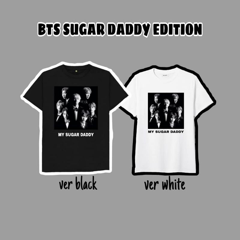Baju Kaos BTS Sugar Daddy Edition