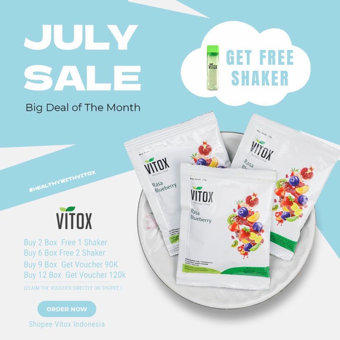 

Lainnya-Minuman-Bubuk- Vitox By Vitox Indonesia 2Box 32Sachets -Bubuk-Minuman-Lainnya.