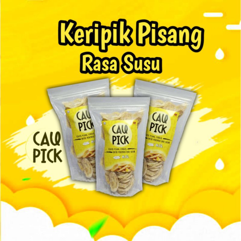 

keripik pisang rasa susu Caupick