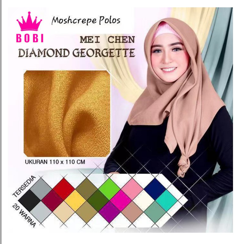 Jilbab Segitiga Mei Chen / Hijab Variasi Warna / Kode JBH