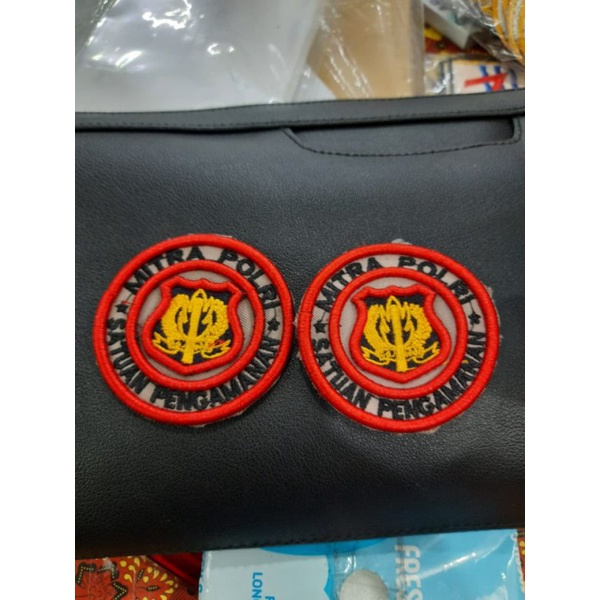 Bordir timbul mitra polisi