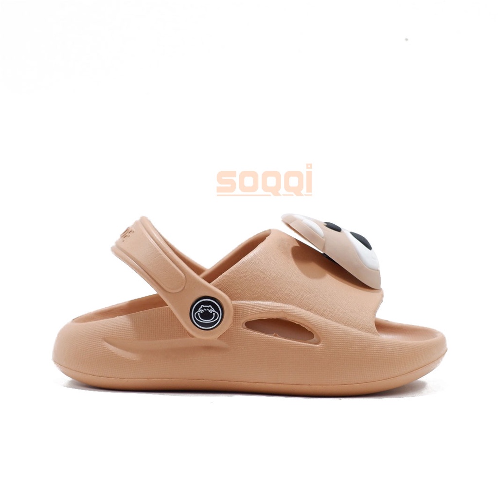 Sandal anak let tali belakang karet import cewek original sendal anak-anak laki perempuan pin boneka lucu irsoe 307 S 1M promo keren cod murah 19-24