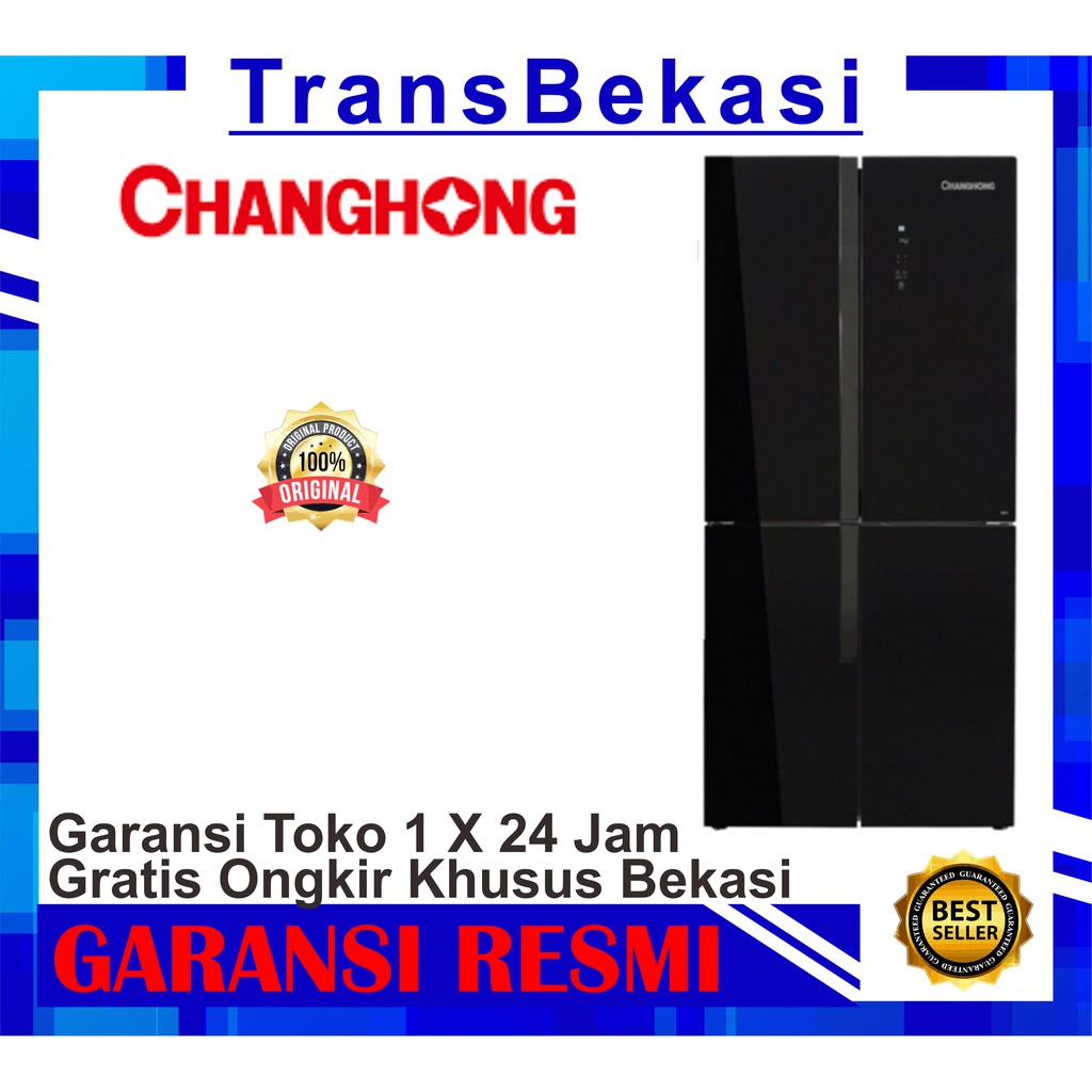 KULKAS CHANGHONG CRF- 580 / KULKAS 4 PINTU INVERTER