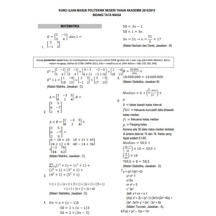 Latihan Soal Umpn Belajar