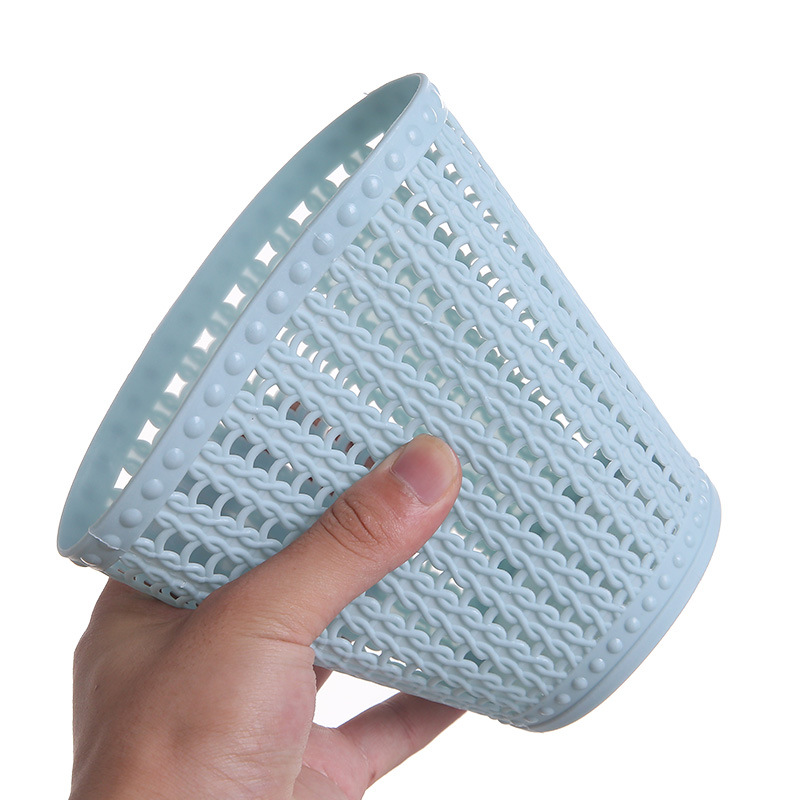 Tempat Sampah Mini Model Hollow Bahan Plastik Untuk Ruang Tamu