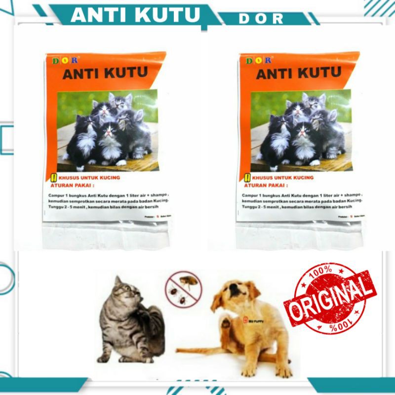 Obat Anti Kutu Kucing DOR Obat Kutu Untuk Kucing