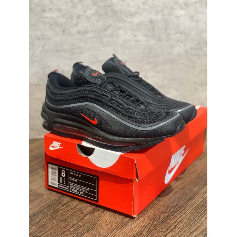 COD Nike Airmax 97 Black Red