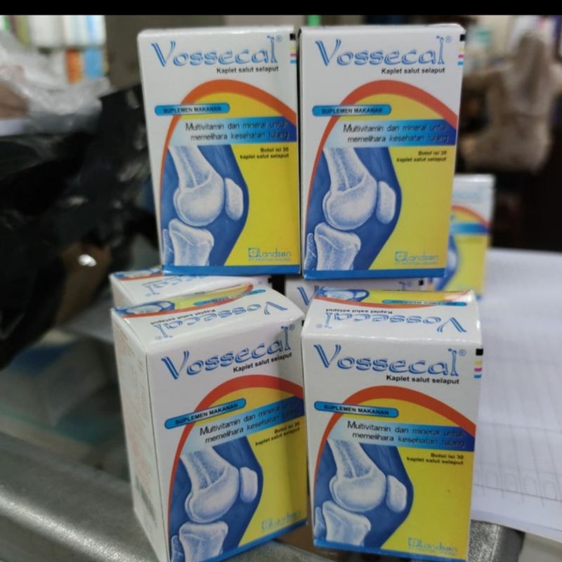 Vossecal isi 30 / Vosecal Suplemen Kesehatan Tulang & Persendian, Suplemen Kalsium