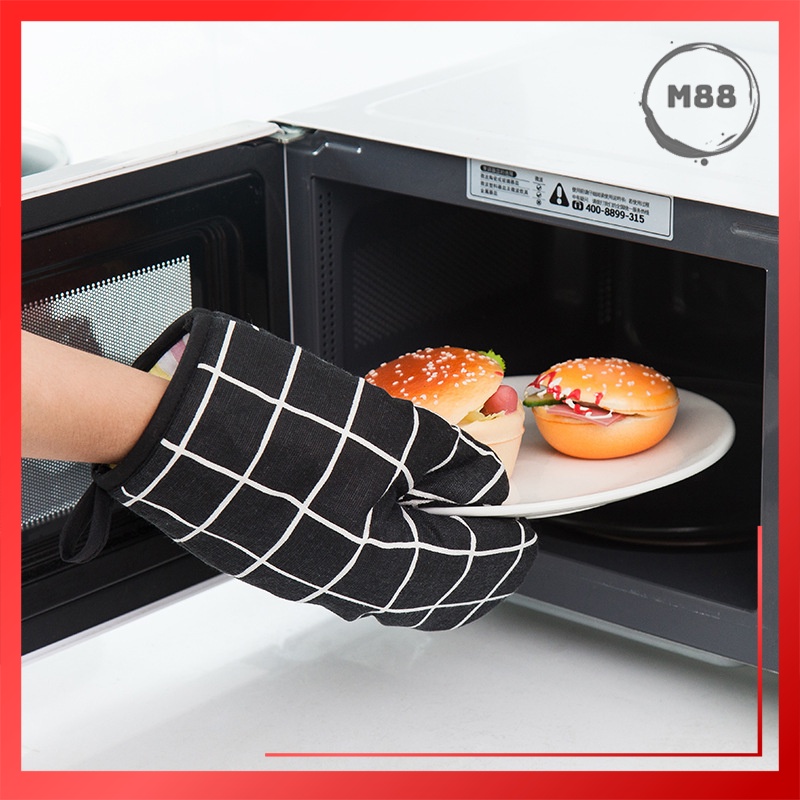 Sarung Tangan Anti Panas Sarung Tangan Masak Sarung Tangan Oven Microwaves Kitchen Set Gloves