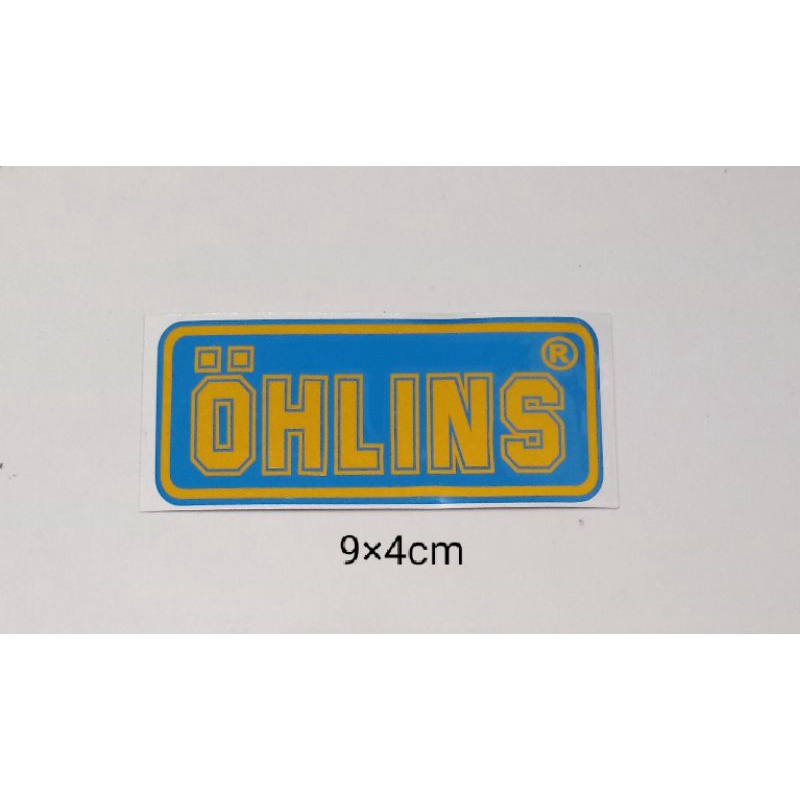 Sticker Stiker Tabung Shock Ohlins