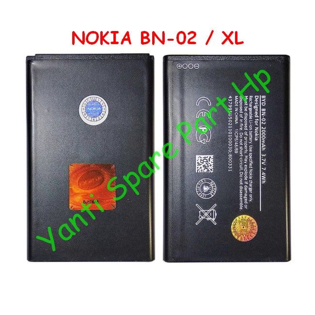 Baterai Nokia XL BN02 BN-02 Orignal New