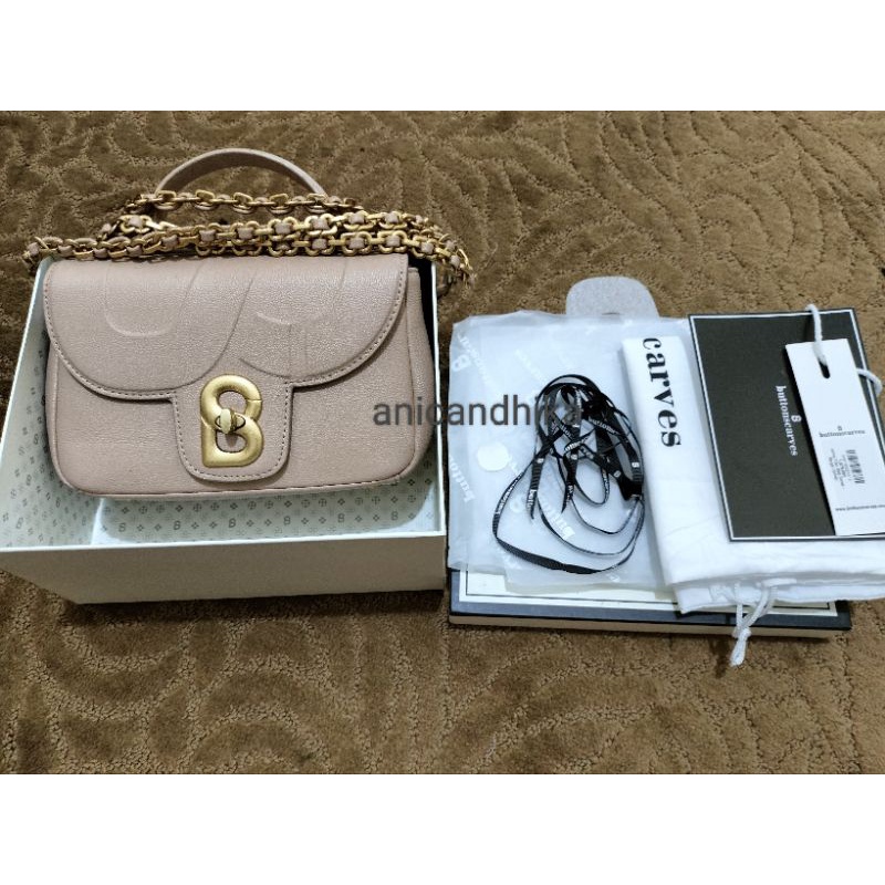 preloved BUTTONSCARVES ALMA BAG small beige