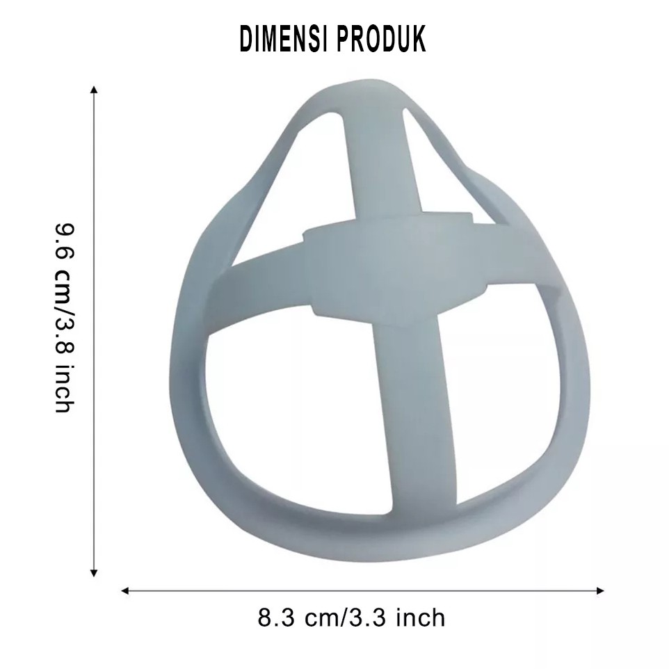 bracket masker silikon / penyangga masker / mangkok masker silikon / pelindung masker