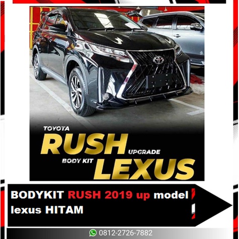 BODYKIT RUSH 2019 up model lexus HITAM