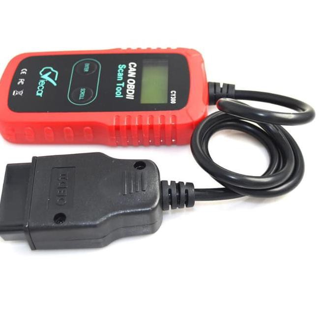 ￣ VWM Alat scaner EFI scanner mobil injeksi universal OBD2 CY-300 Black A376 ✽ 유