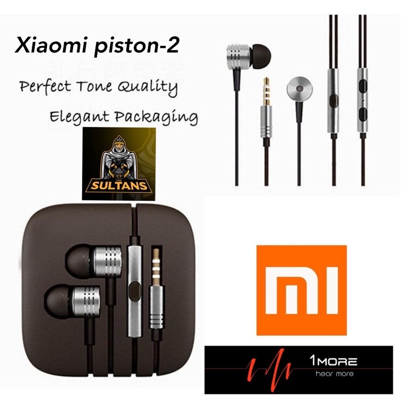 PROMO HANDSFREE XIAOMI PISTON 2 ORIGINAL FOR REDMI SMARTPHONE JACK 3.5MM EARPHONE ANDROID UNIVERSAL